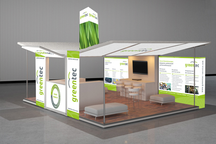 Der Messe- & Event-Container in einer 3D Darstellung