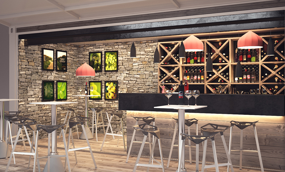 Das Food- & Sales-conZept in einer 3D Darstellung